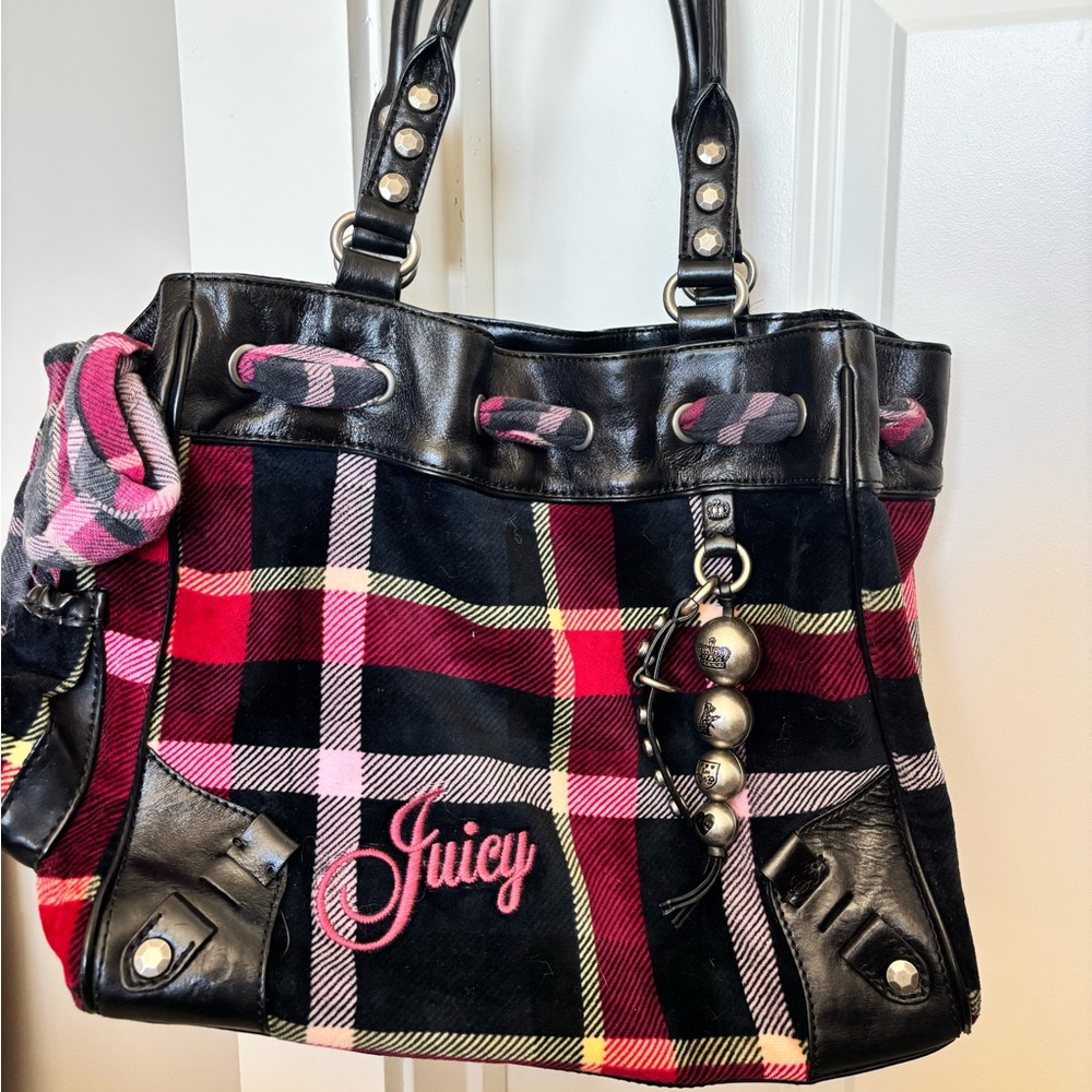 Juicy Couture Y2K vintage like new Plaid Daydreamer bag
